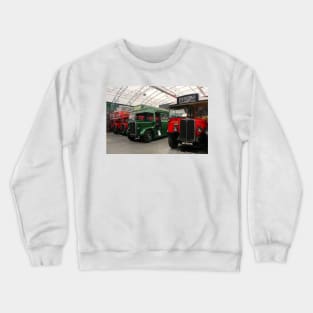 Classic London Buses Crewneck Sweatshirt